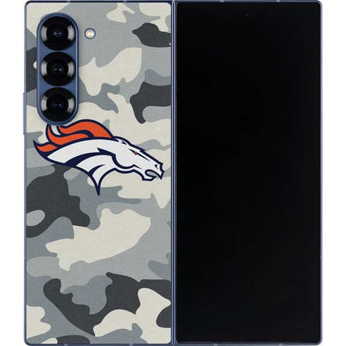 NFL Denver Broncos Camo Galaxy Z Fold6 Skin