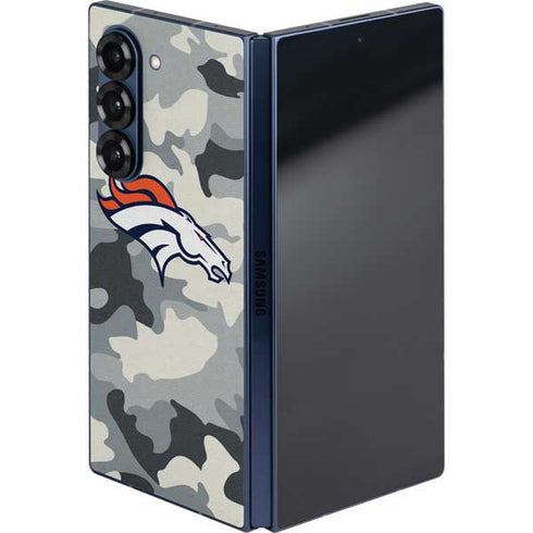 NFL Denver Broncos Camo Galaxy Z Fold6 Skin