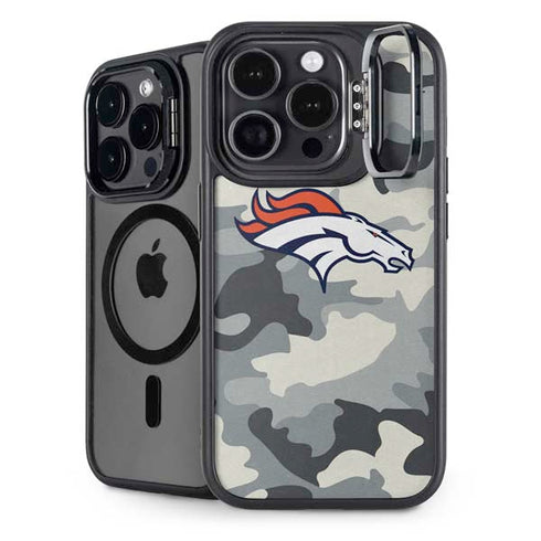 NFL Denver Broncos Camo iPhone 14 Pro Max Kickstand Case