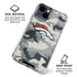 NFL Denver Broncos Camo iPhone 15 Clear Case