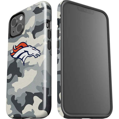 NFL Denver Broncos Camo iPhone 15 Impact Case