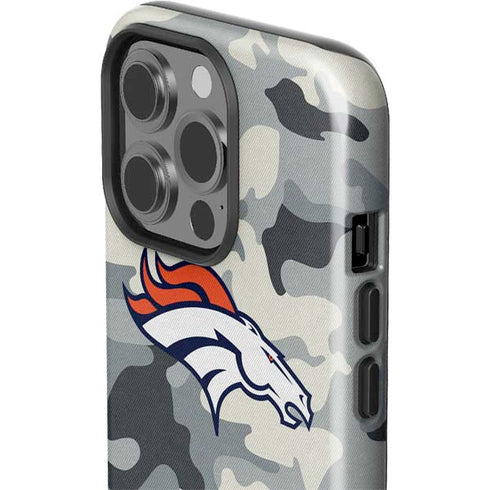 NFL Denver Broncos Camo iPhone 15 Pro Impact Case