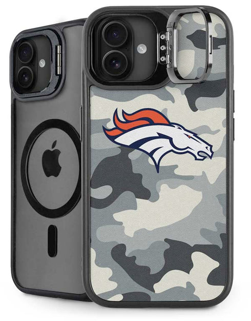 NFL Denver Broncos Camo iPhone 16 Kickstand Case