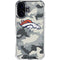 NFL Denver Broncos Camo iPhone 16 Plus Clear Case