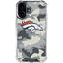 NFL Denver Broncos Camo iPhone 16 Plus Clear Case