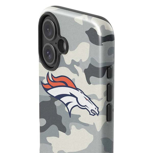 NFL Denver Broncos Camo iPhone 16 Plus Impact Case