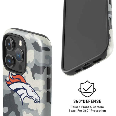 NFL Denver Broncos Camo iPhone 16 Pro Magsafe Impact Case
