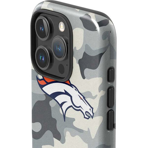 NFL Denver Broncos Camo iPhone 16 Pro Max Impact Case