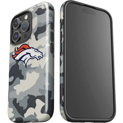 NFL Denver Broncos Camo iPhone 16 Pro Max Impact Case