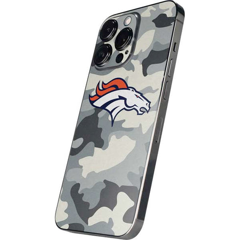 NFL Denver Broncos Camo iPhone 16 Pro Skin