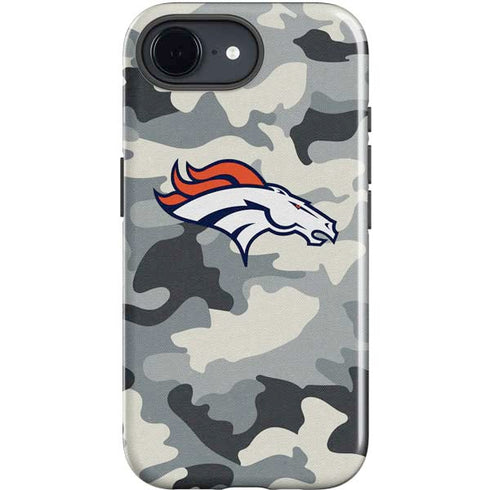 NFL Denver Broncos Camo iPhone 16e Impact Case