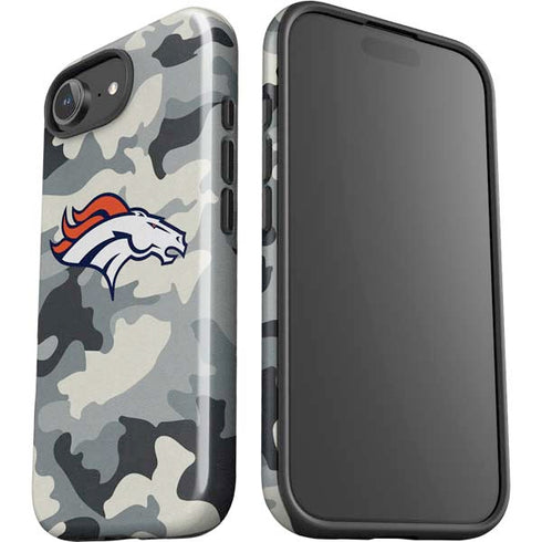 NFL Denver Broncos Camo iPhone 16e Impact Case
