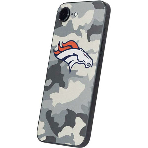 NFL Denver Broncos Camo iPhone 16e Skin