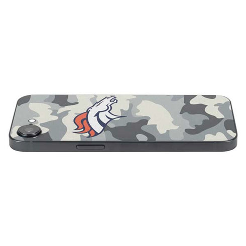 NFL Denver Broncos Camo iPhone 16e Skin