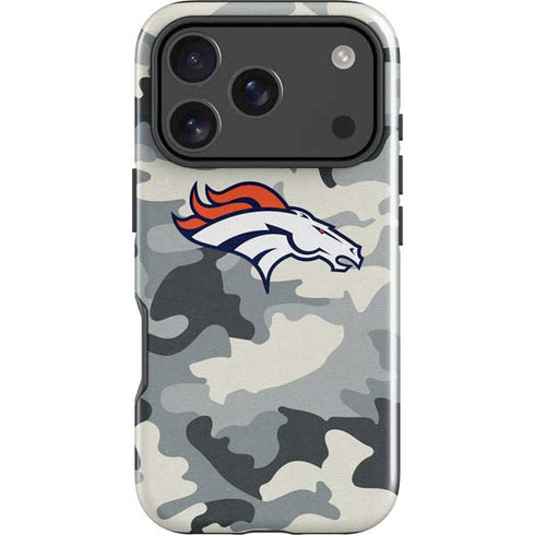 NFL Denver Broncos Camo iPhone 18 Pro Impact Case