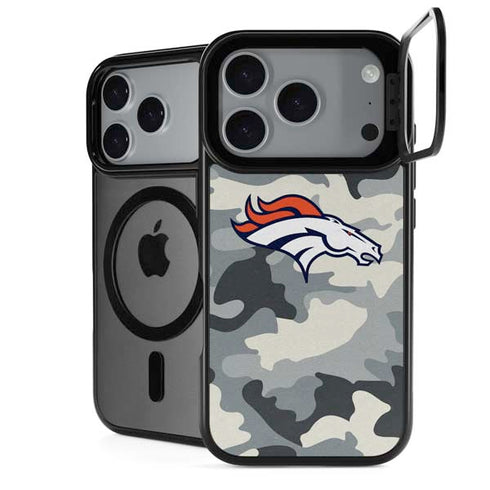NFL Denver Broncos Camo iPhone 18 Pro Kickstand Case
