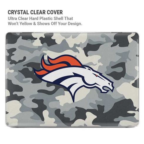 NFL Denver Broncos Camo MacBook Pro 14in (2021-24) Case plus Skin
