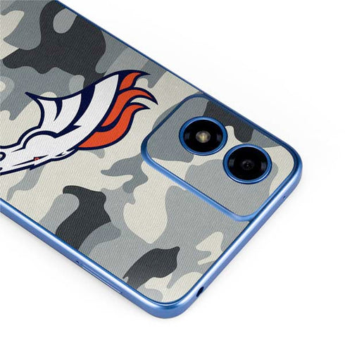 NFL Denver Broncos Camo Moto G Play 4G (2024) Skin