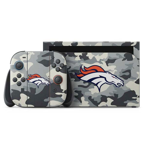 NFL Denver Broncos Camo Nintendo Skins