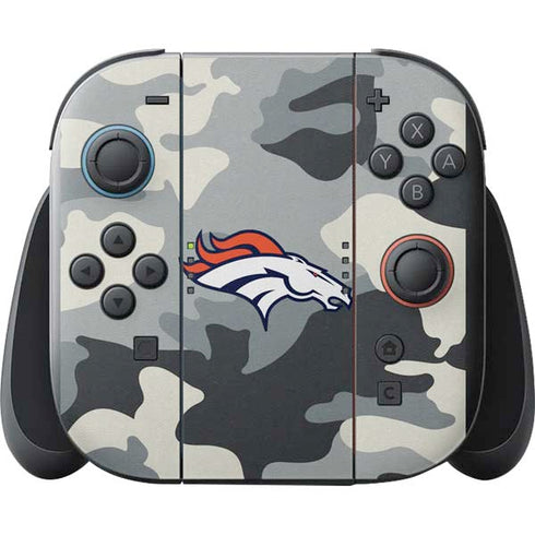 NFL Denver Broncos Camo Nintendo Switch 2 (2025) with Joy-Con Skin