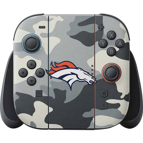 NFL Denver Broncos Camo Nintendo Switch 2 (2025) Joy-Con Controller Skin