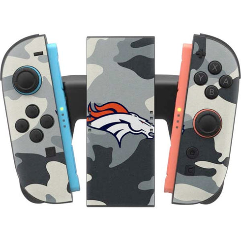 NFL Denver Broncos Camo Nintendo Switch 2 (2025) Joy-Con Controller Skin