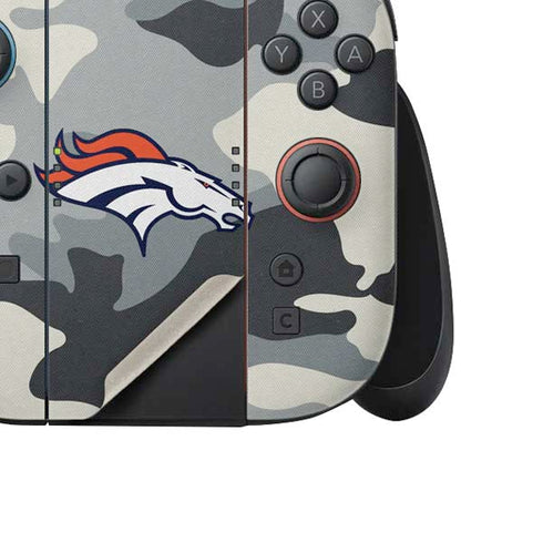 NFL Denver Broncos Camo Nintendo Switch 2 (2025) Joy-Con Controller Skin