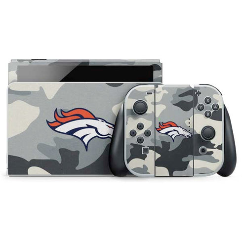 NFL Denver Broncos Camo Nintendo Skins