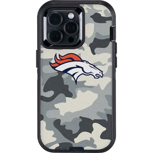 NFL Denver Broncos Camo Otterbox Defender iPhone Skin