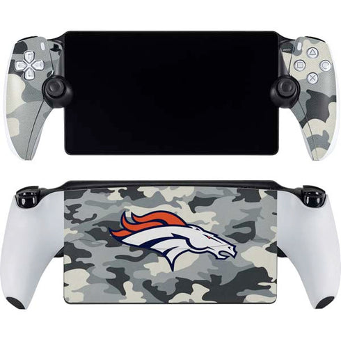 NFL Denver Broncos Camo PlayStation Portal Remote Player Skin