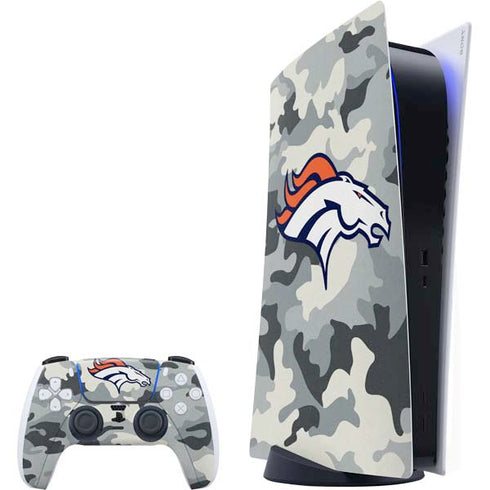 NFL Denver Broncos Camo PlayStation PS5 Skins
