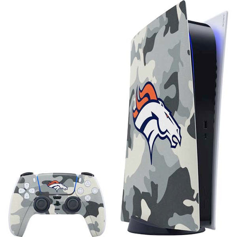 NFL Denver Broncos Camo PlayStation PS5 Skins