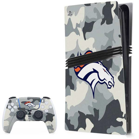 NFL Denver Broncos Camo PlayStation PS5 Skins