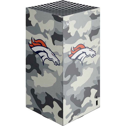 NFL Denver Broncos Camo XBox Series X Digital Edition Console Skin