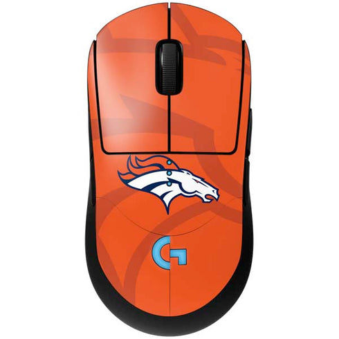NFL Denver Broncos Double Vision G Pro Wireless Gaming Mouse Skin