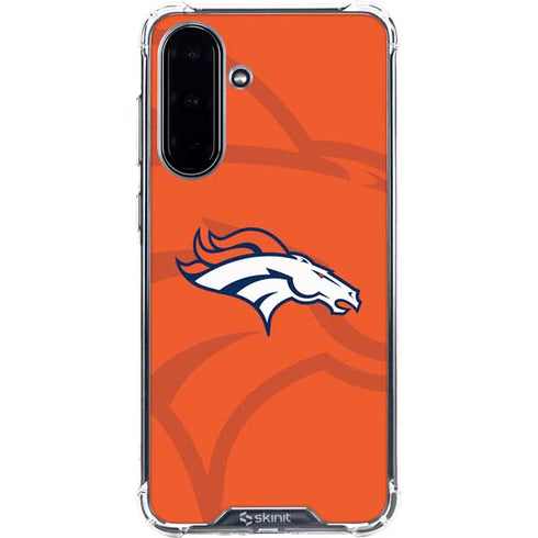 NFL Denver Broncos Double Vision Galaxy A36 5G Clear Case