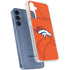 NFL Denver Broncos Double Vision Galaxy A55 5G Clear Case