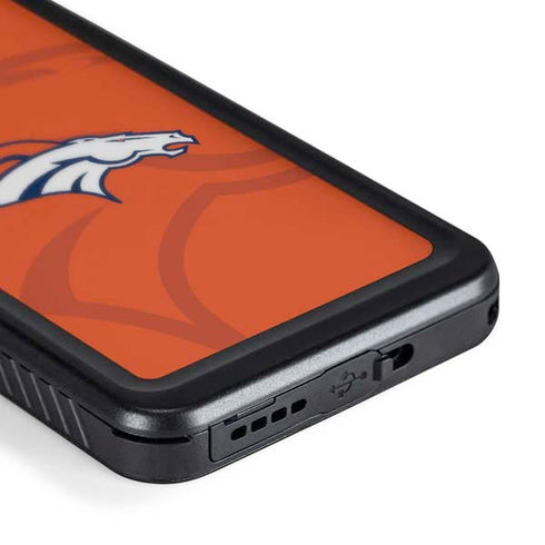 NFL Denver Broncos Double Vision Galaxy S24 Plus Waterproof Case