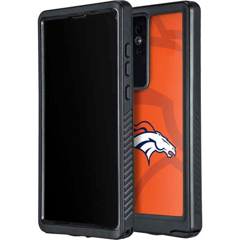 NFL Denver Broncos Double Vision Galaxy S24 Ultra Waterproof Case