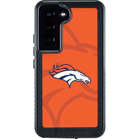 NFL Denver Broncos Double Vision Galaxy S24 Waterproof Case