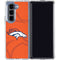 NFL Denver Broncos Double Vision Galaxy Z Fold5 5G Clear Case