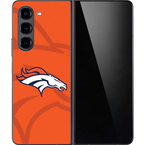 NFL Denver Broncos Double Vision Galaxy Z Fold5 5G Skin