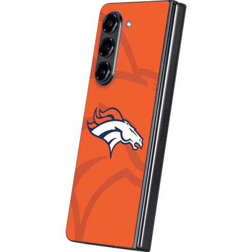 NFL Denver Broncos Double Vision Galaxy Z Fold5 5G Skin