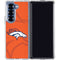 NFL Denver Broncos Double Vision Galaxy Z Fold6 Clear Case