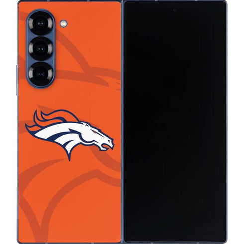 NFL Denver Broncos Double Vision Galaxy Z Fold6 Skin
