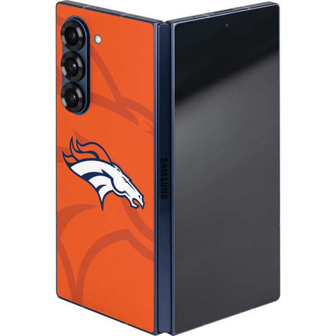 NFL Denver Broncos Double Vision Galaxy Z Fold6 Skin