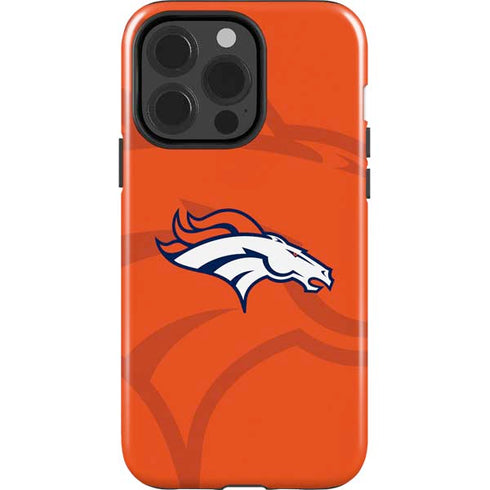 NFL Denver Broncos Double Vision iPhone 15 Pro Impact Case