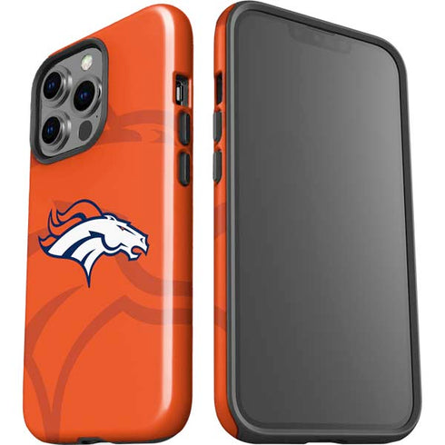 NFL Denver Broncos Double Vision iPhone 15 Pro Impact Case