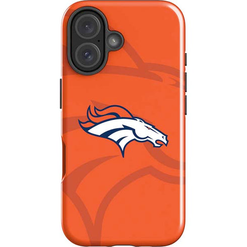 NFL Denver Broncos Double Vision iPhone 16 Plus Impact Case