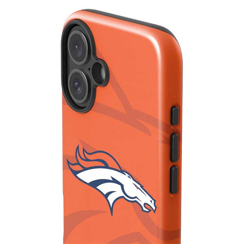 NFL Denver Broncos Double Vision iPhone 16 Plus Impact Case